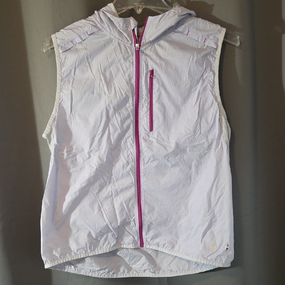 Smartwool Lavender and Light Gray Vest